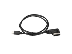 Cable de carga para coche con puerto USB para celular, tableta, cargador de datos y accesorios electrónicos, 1 metro