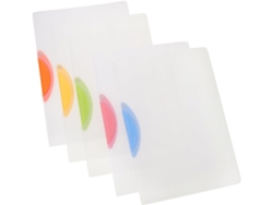 5 Soportes De Plástico Para Archivos