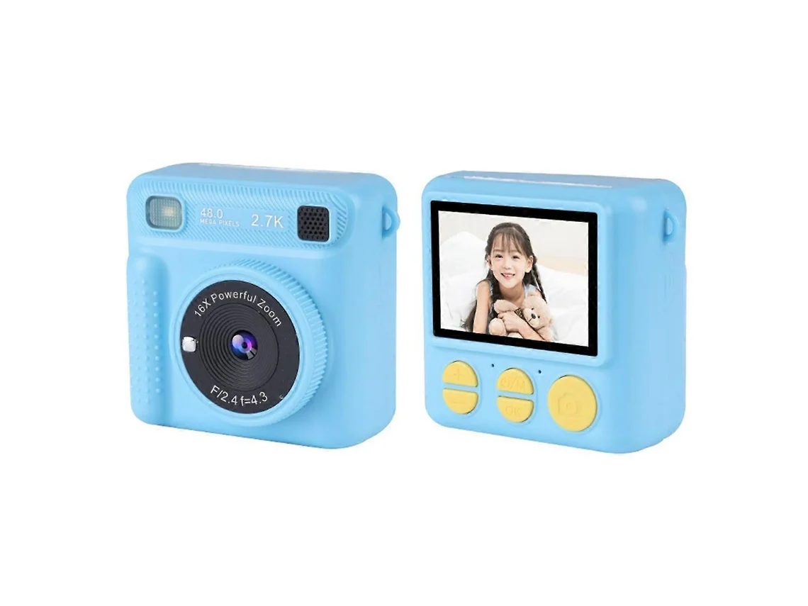Cámara HD instantánea de 1080p con impresión portátil para niños, 3 hojas