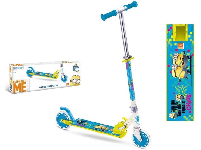 Minions Patinete Aluminio con 2 ruedas mondo toys 28132