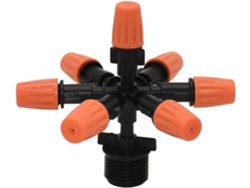 Conector De Reparación Manguera Con Rosca Macho 1/2" Y 3/4"