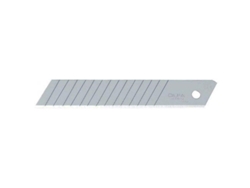 Pack de 50 cuchillas troceables 18 mm doble segmento plateadas OLFA