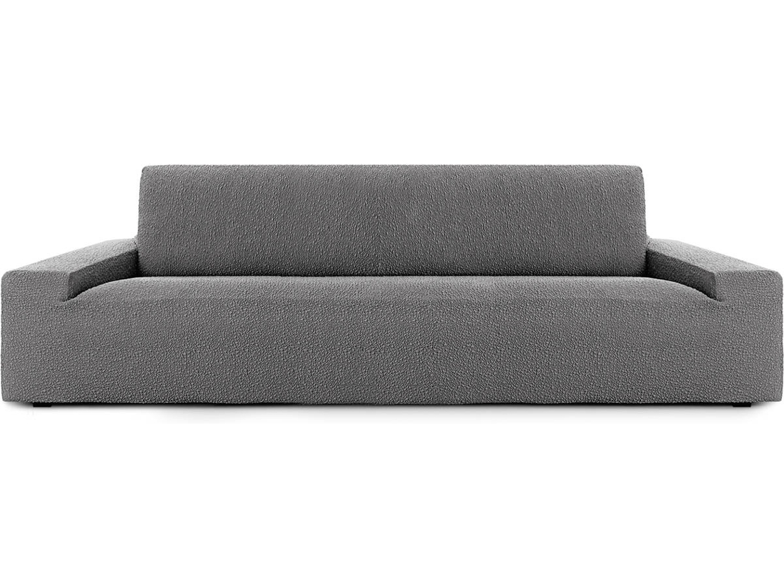 Funda Multielástica para Sofá de 2 Plazas MILICA Spongy Gris Oscuro