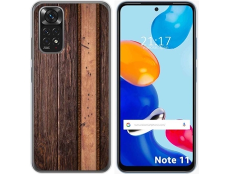 Carcasa Xiaomi Redmi Note 11 TUMUNDOSMARTPHONE Dibujos Madera 05 Multicolor