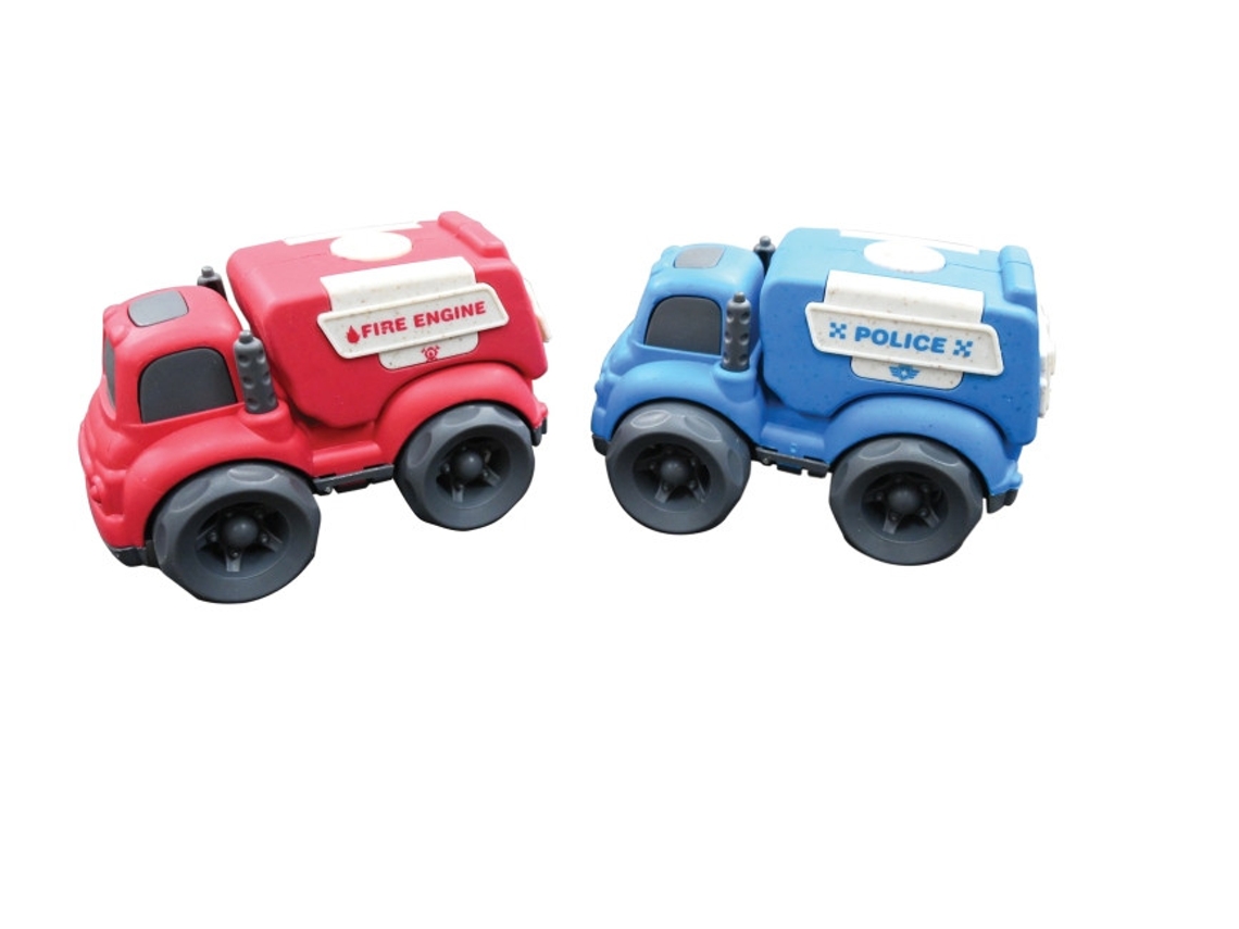 Coche LEXIBOOK Policía y bomberos (Edad Mínima Recomendada: 3 años)