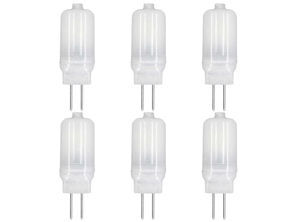 2026-6pcs Bombilla Led G4 12v 3w Luz Blanca Fría 360° Iluminación Y Disipación Baja Consumo Interfaz Estándar