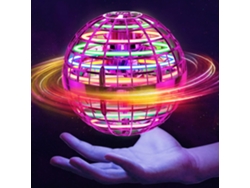 Pelota voladora, dron boomerang con luces de colores, juguete infantil (rosa). Cuich