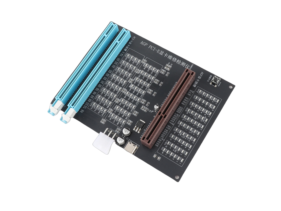 Probador De Tarjetas Gráficas Agp Pci-e Con Luz, Herramienta De Diagnóstico Informático