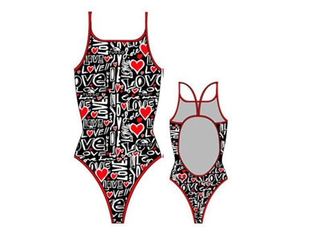 Traje de baño para Mujer TURBO Love 2012 Tira Fina Negro para Natacion (9 - 10 Años)