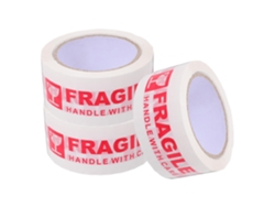 3 Rollos De Adhesivo De Advertencia "frágil" Para Protección Durante El Envío.