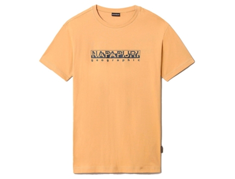 Camiseta de Hombre NAPAPIJRI Sella Beige (L)