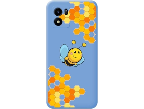 Carcasa para Vivo Y01 TUMUNDOSMARTPHONE Silicona Líquida Dibujos Azul