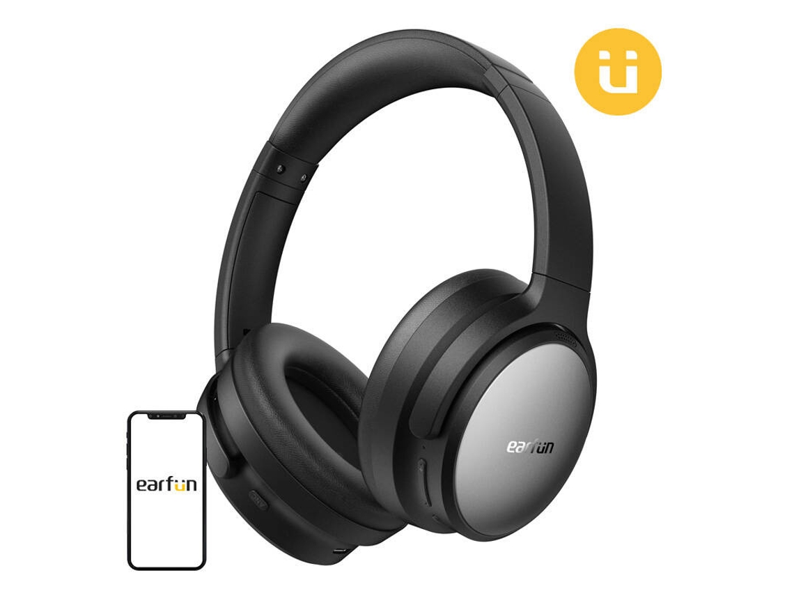 Auriculares Inalámbricos Earfun Tune Pro Negros Con Anc Y Bluetooth 5.4