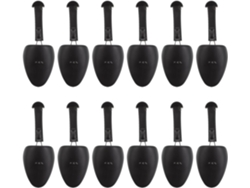 Árboles De Crin De Plástico Ajustables Para Hombres, 12 Piezas, Tamaño Grande, Color Negro, Expansores