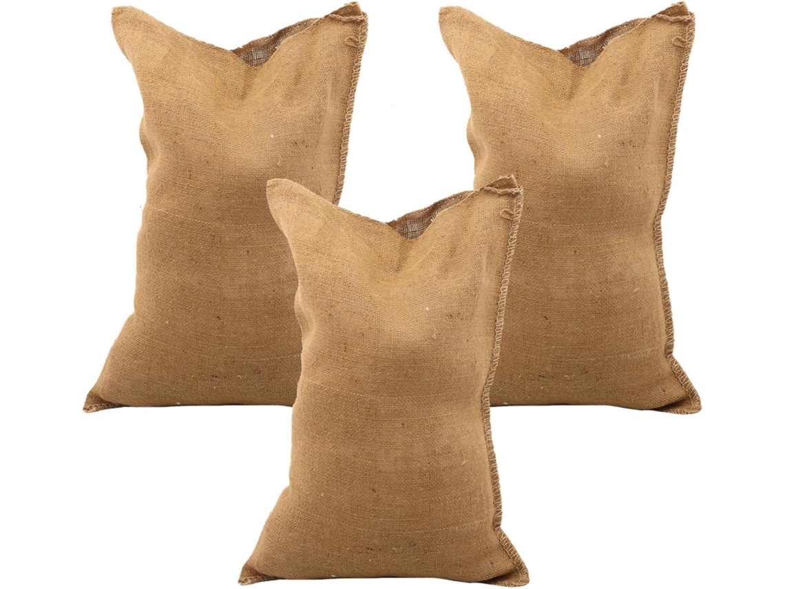Juego De 3 Bolsas Reutilizables De Lino Y Yute Ciieeo Para Almacenamiento De Alimentos, Ecológicas Y Sostenibles.