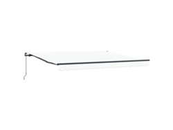 Maison Exclusive - Toldo Retráctil Manual 400 X 300 Cm Poliéster Y Acero