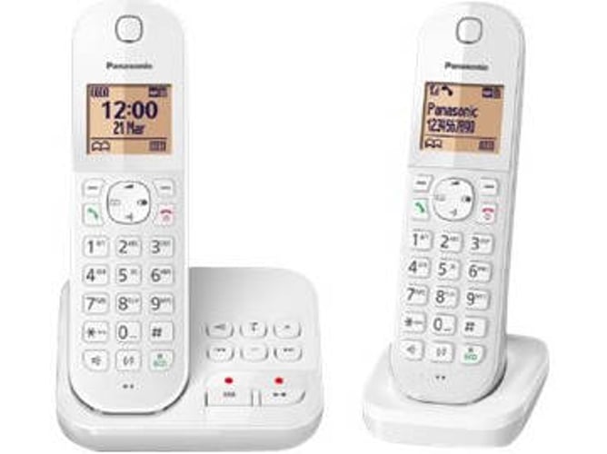 Teléfono Fijo PANASONIC KX-TGC422FRW Blanco