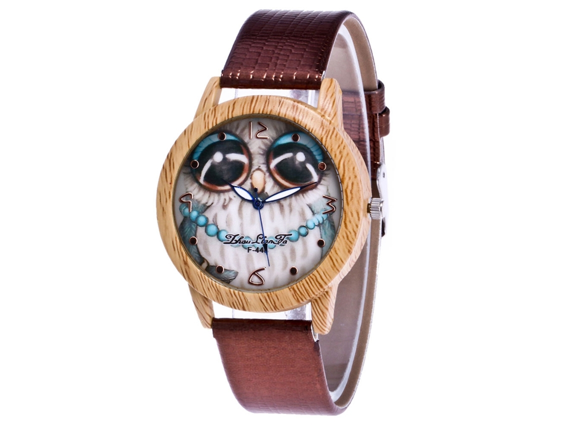 Reloj De Pulsera De Cuarzo Para Hombres Mujeres Estudiantes Zhoulianfa Marrón