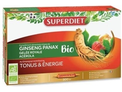 Complemento Alimentar SUPERDIET Ginseng - Geleia Real - Acerola (20 ampolas)