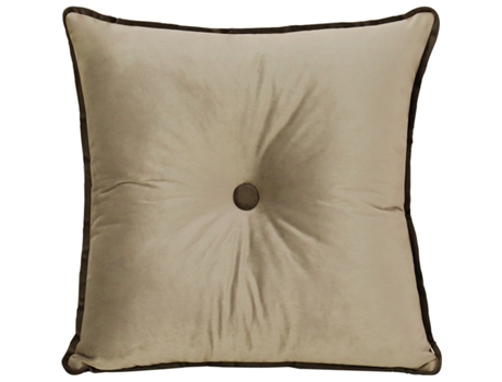 Cojín VERCART Beige 50 x50 x8 cm