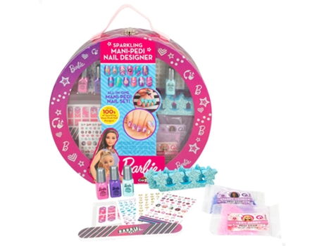 Barbie Estuche de manicura y pedicura c/accesorios CRA-Z-ART