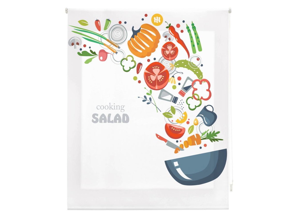 Estor Enrollable HAPPYSTOR Estampado Digital Cocina HSCC52380 170x250 cm