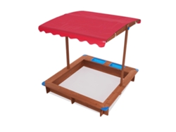 Arenero para niños, juego de juguetes para exteriores duradero, fácil de montar, color rojo OEM