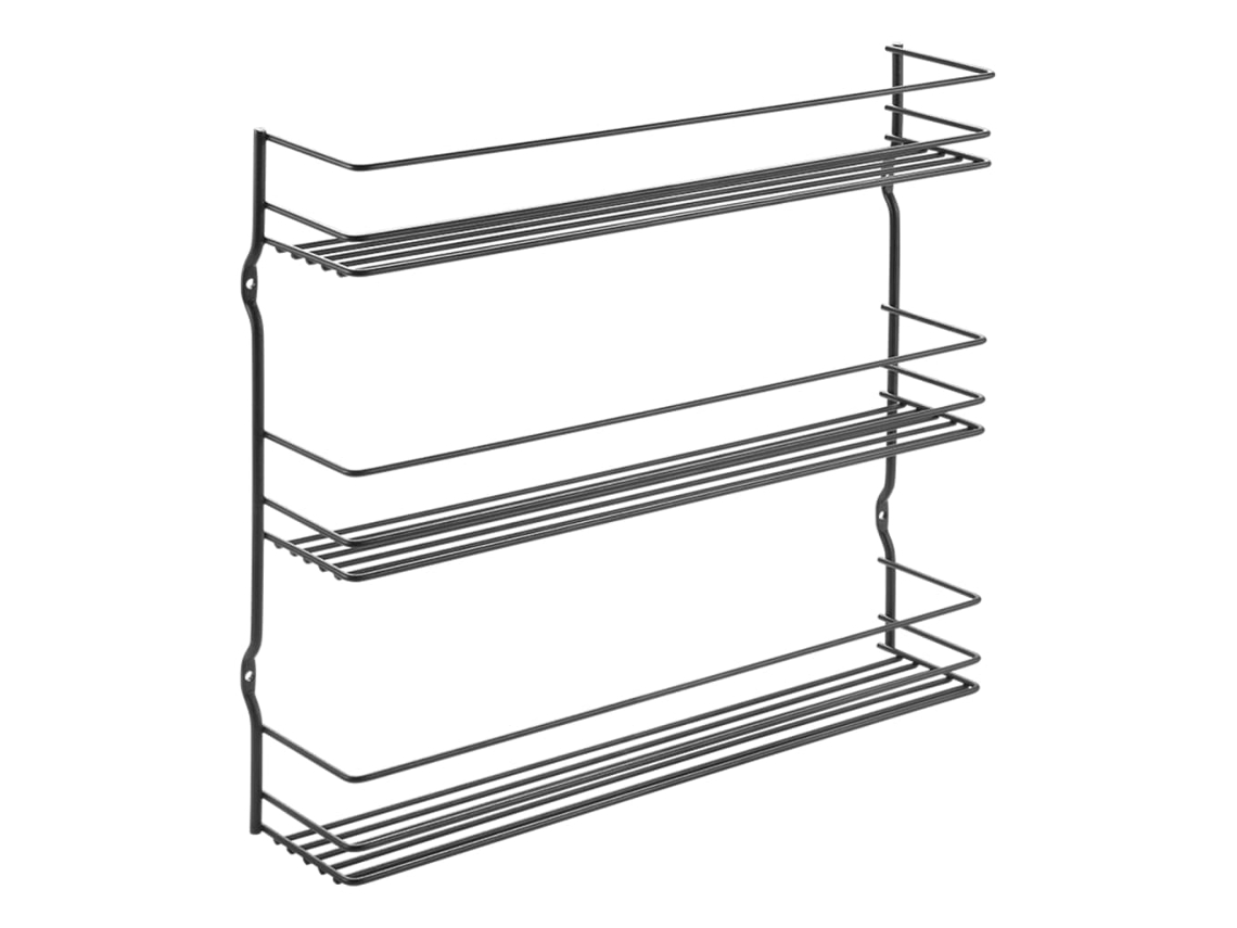 Organizador de especias METALTEX Negro Metal