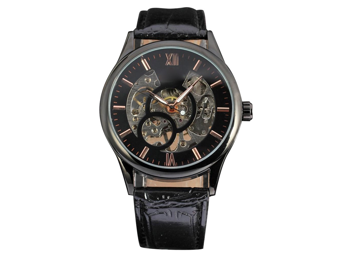 Reloj De Pulsera Automático Mecánico Para Hombres Negocios Forsining Fashion Impermeable