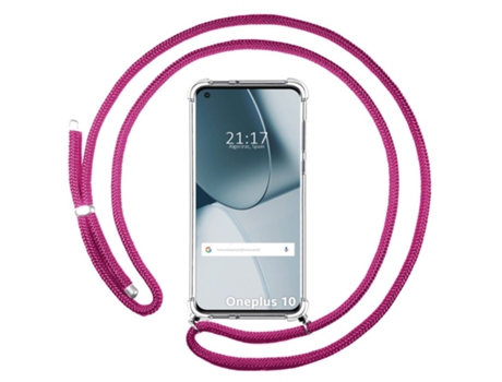 Carcasa OnePlus 10 5G TUMUNDOSMARTPHONE Colgante Rosa