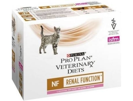 Piensos para Gatos PURINA Dieta Veterinaria (10 Un - 850g - Húmedo - Sabor: Salmón)