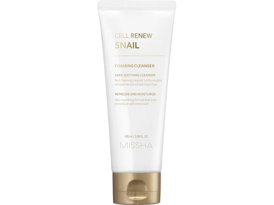 Espuma de Limpieza Facial MISSHA Aqua Cell Renew Snail (100 ml)  