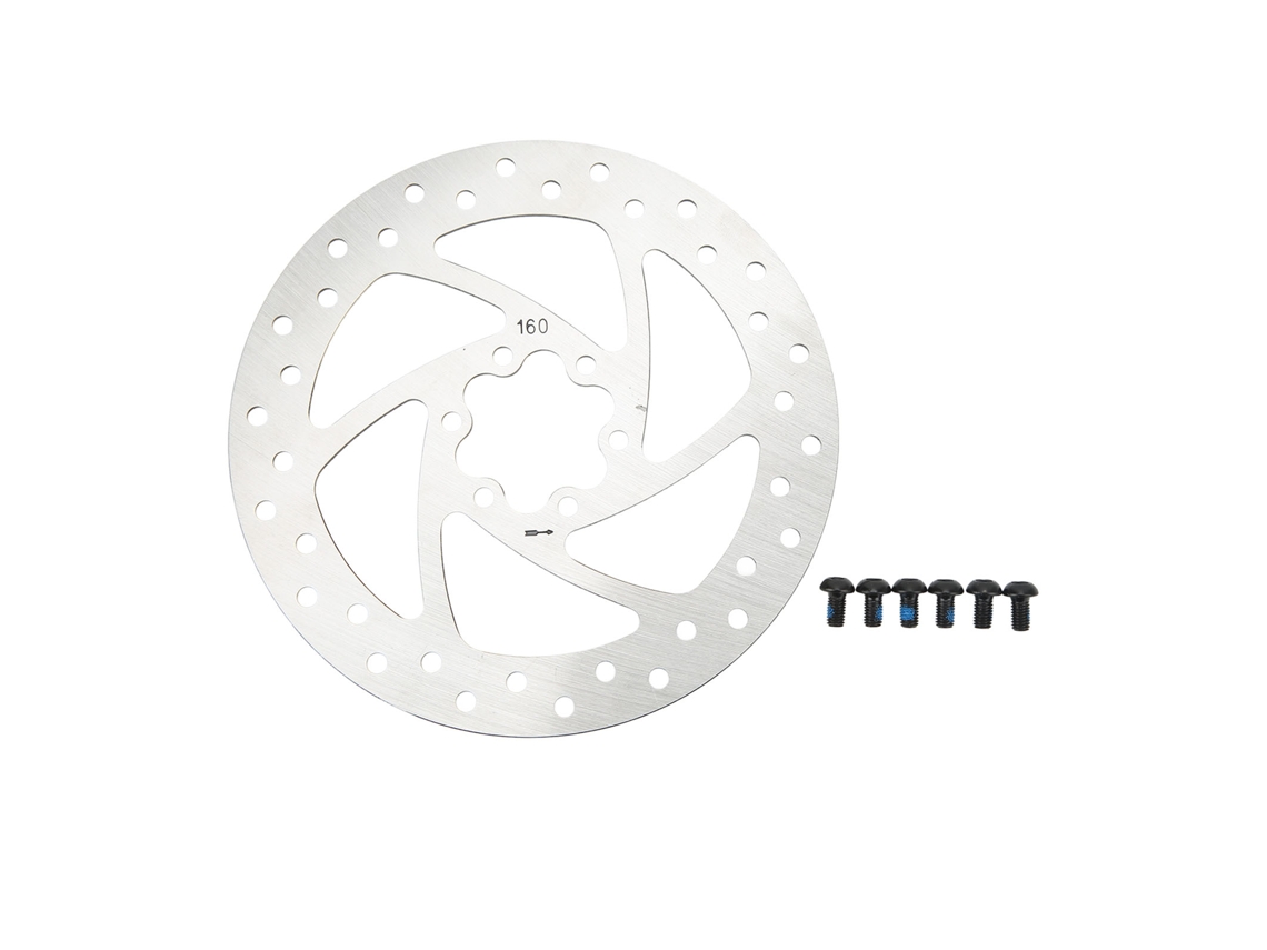 Rotor De Freno De Disco De 6 Pernos Y 160 Mm, De Acero Inoxidable, Para Patinete Eléctrico.