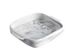 Molde para hornear, material cerámico, recurso ecológico, volumen total de 1500 ml, molde de mármol