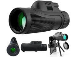 Telescopio monocular 12x50 IPX7, impermeable, con visión nocturna en condiciones de poca luz y prisma Bak4, campo de visión de 360 pies/1000 yardas para Ushion