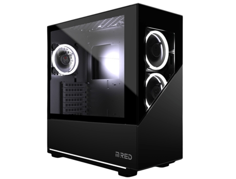 Caja de PC sin fuente de alimentación M.RED ELITE Rainbow ARGB MR-006 - MT/Sans Alim/ATX