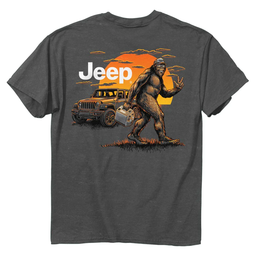 Jeep - Squatch Your Step T-shirt Unisex Rockinstone Size:l