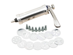 Juego de moldes para galletas de aleación de aluminio para el hogar, máquina multifuncional para galletas, pistola para decorar.