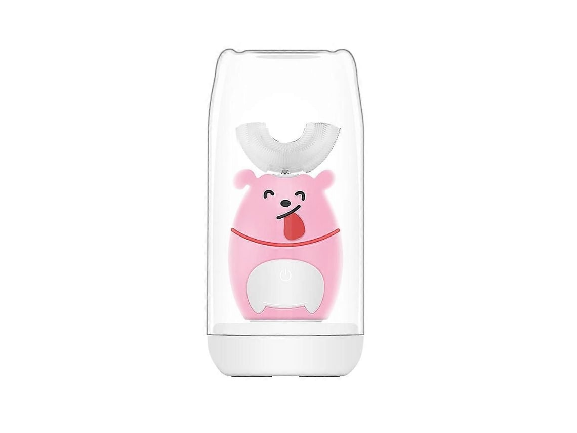 Escova De Dentes Elétrica Infantil Ultrassônica Automática Com Cabeça De Silicone