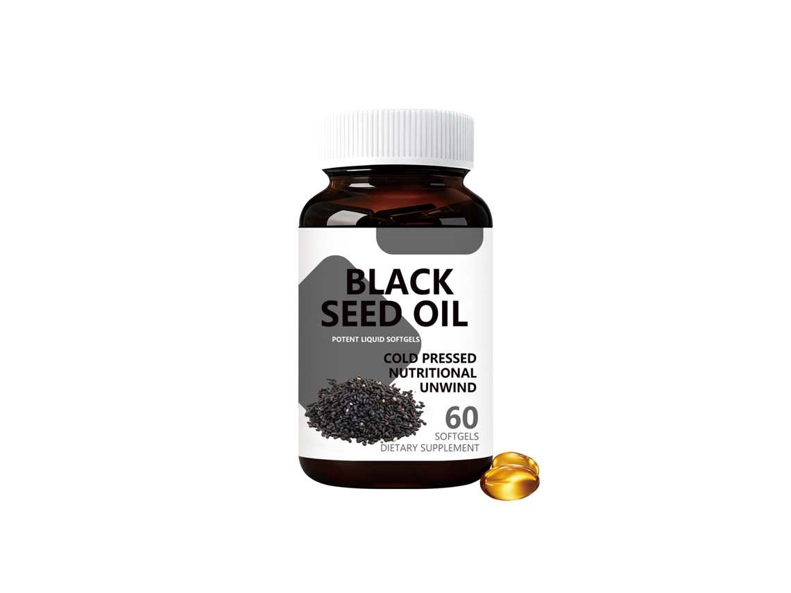 Cápsulas de aceite de semilla negra Docteat para la digestión y la nutrición.