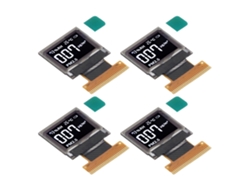 2026as-pantalla Oled Lcd De 0.66 Pulgadas 28pin, 64x48, Pantalla Blanca Clara, 4 Piezas