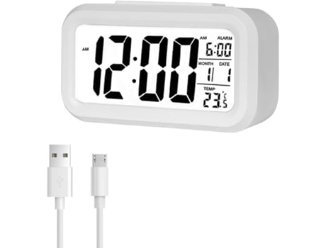 OHPA Ld1108 Radio Despertador Blanco