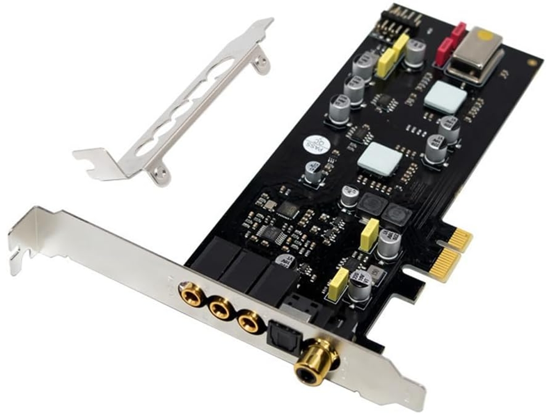 Tarjeta De Sonido Interna Pcie Sss1700 Para Cine En Casa, Sin Controlador, X1, Audio Digital Coaxial Y
