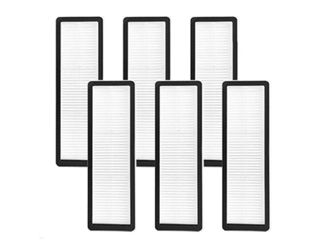 Substituição de filtro hepa lavável 6 peças para varredura xiaomi mijia