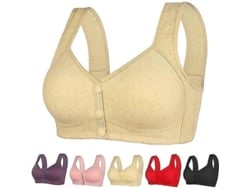 2026-sujetador Daisy Para Mujer, Cierre Frontal Sin Armadura, Soportes Altos Y Confortables, Tirantes Anchos Y Diseño U En La Espalda