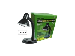 Lámpara de estudio Talox Lámpara flexográfica E27 Negra SM 203 Scoa