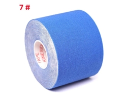 Parche adhesivo elástico azul para aliviar el dolor musculoesquelético en la rodilla (3,8 cm x 5 cm)
