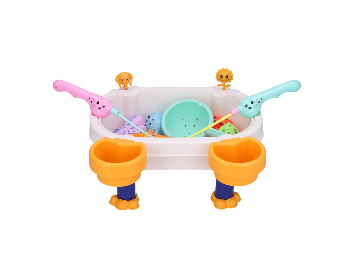 Ats-juego De Pesca Magnética Con Piscina Y Peces Flotantes Animales Marinos Juguete Interactivo Para Niños