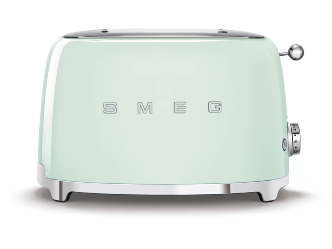 Tostadora SMEG TSF01PGEU Verde Agua 2 Rebanadas (950 W)