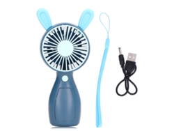Ventilador USB portátil con diseño de dibujos animados para el hogar, la oficina y los viajes.